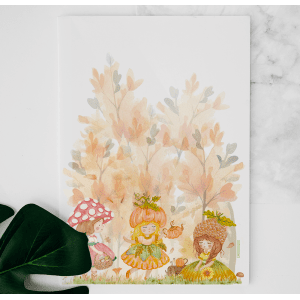 Cartes de Souhaits Thé d'automne