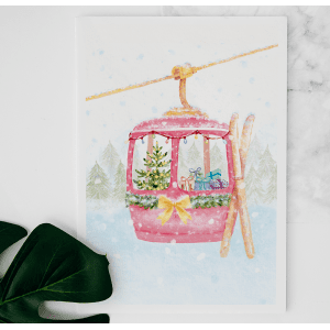 Cartes de Souhaits Gondole de Noël