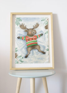 Affiche L'ange des neiges