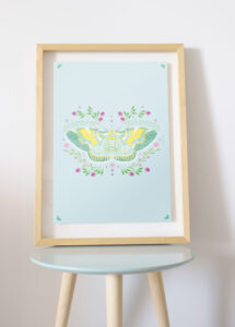 Affiche Papillon Iotaphora