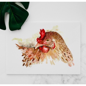 Peinture de poule