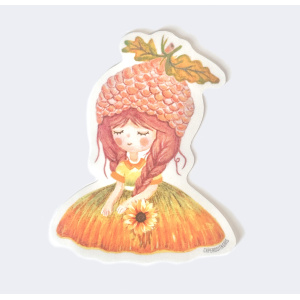 Autocollant Découpé - Fée de l'automne