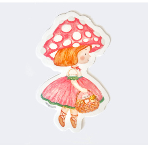 Autocollant Découpé - Fée Champignon