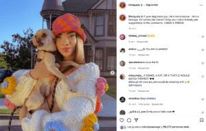 Capture d'écran de l'Instagram de l'influenceur virtuel Lilmiquela
