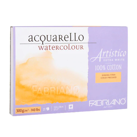 Papier d'aquarelle Fabriano